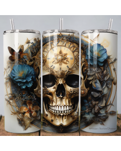 Steampunk skull Tumbler