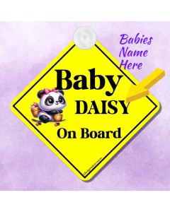 Personalised Baby Name Sign