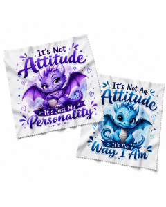 funny dragon lens cloth with attitude quote