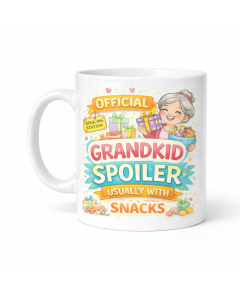 funny grandparent mug grandkid spoiler white background