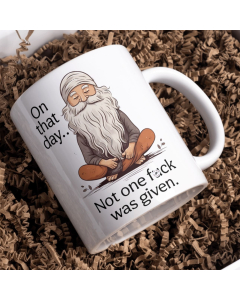 On That Day Not One Was Given Funny Meditating Mug