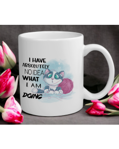 I Have Absolutely No Idea What I Am Doing Cat Mug