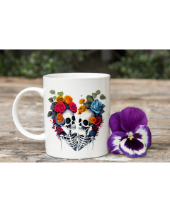 Heart Skeletons Mug